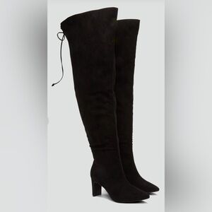 🏷️🔖 NWOT Suidi Faux Suede Thigh-High Boots - Nadia X FTF